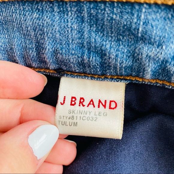 J Brand Tulum Denim Jeans Blue Sz 24 - Picture 13 of 15